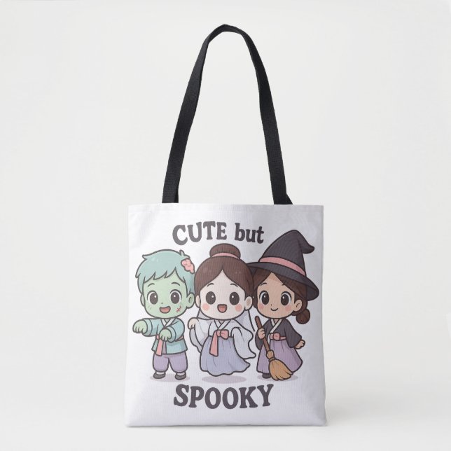 K-Horror Chibi Halloween 2025 Tygkasse (Framsida)