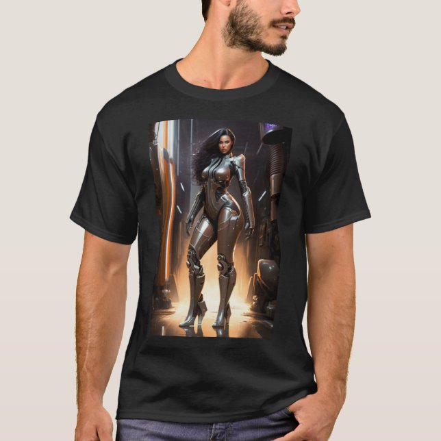 K.K. Android Sci-Fi T Shirt (Framsida)