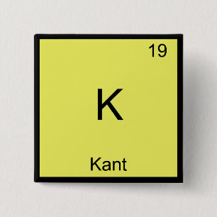 K - Kant Funny Inslag kemi Symbol Tee Knapp