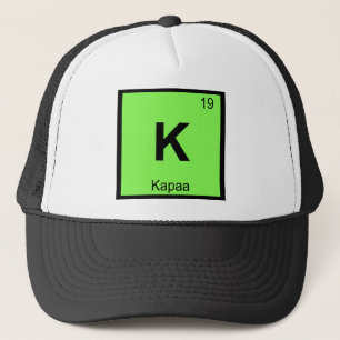 K - Kapaa Kauai Hawaii Chemistry Periodic Bord Truckerkeps