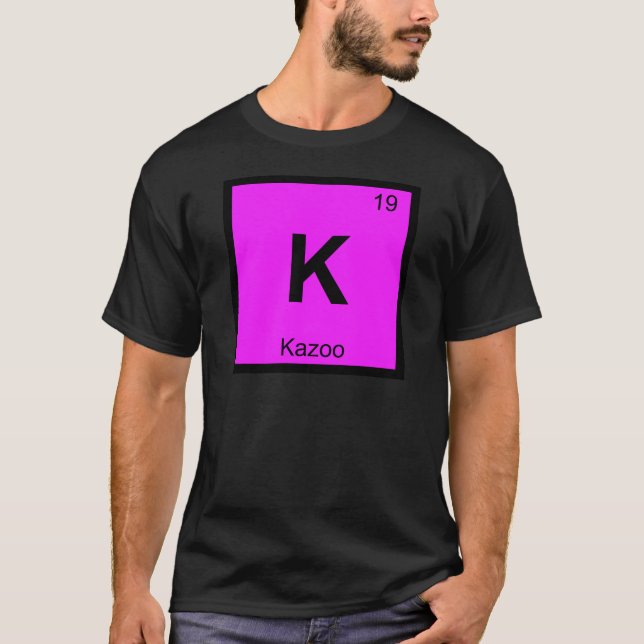 K - Kazoo Musik Kemins Periodiska System Symbol Tröja (Framsida)