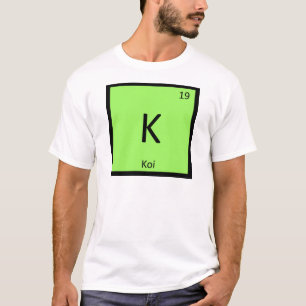 K - Kemikaliens periodiska Bord-Inslag-symbol Tröja