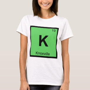 K - Knoxville Tennessee kemi periodiska systemet Tröja
