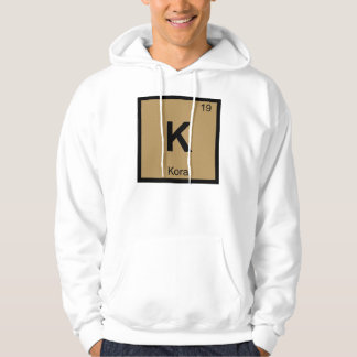 K - Kora Musik Kemi Periodisktabell Symbol Hoodie