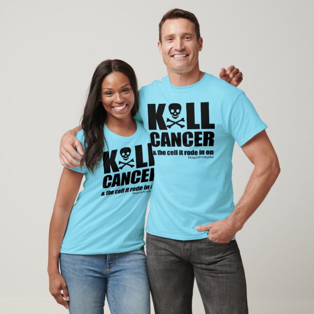 K*LL CANCER och cellen som den stred i Tee (Unisex)