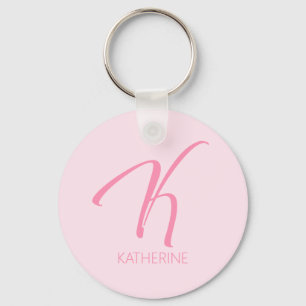 K Monogram-Personlig Nyckelring