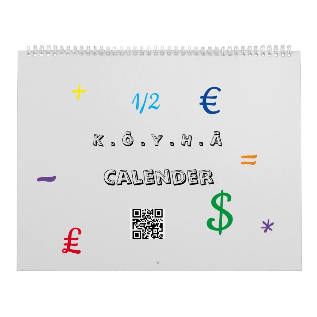 K.Ö.Y.H.Ä Kalenderkalender Kalender (Omslag)