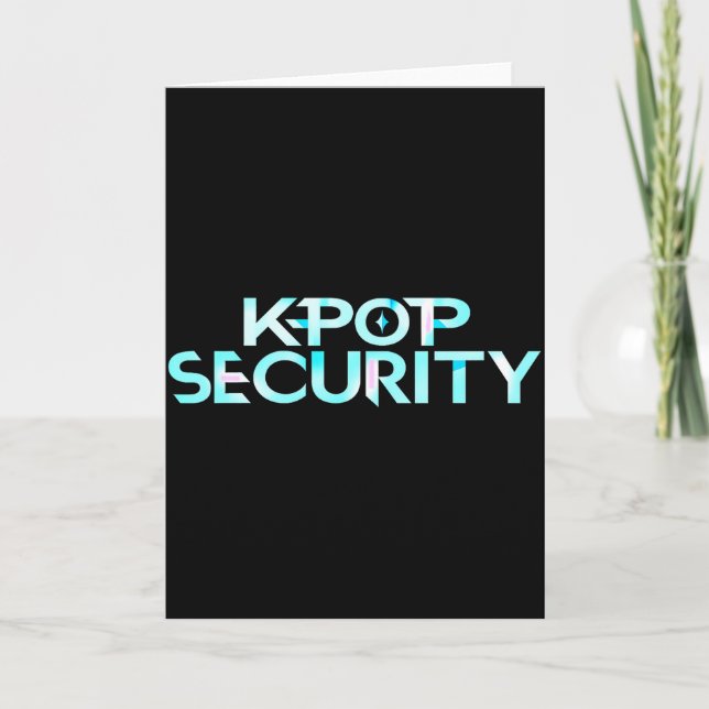 K-p Security Mom Dad Kids Funny Birthday Concert S Kort (Framsida)