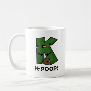 K-poop Funny K-pop Poo Pun Kaffemugg