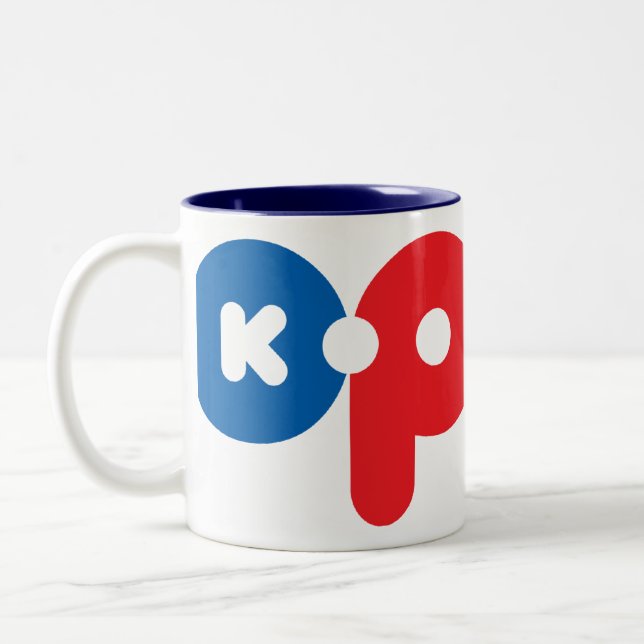 K-POP 01 Två-Tonad MUGG (Vänster)