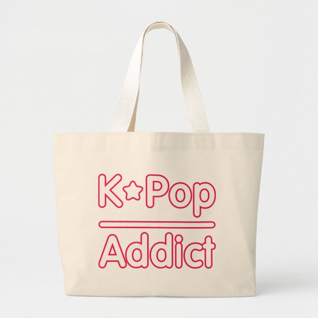K-POP Addict Jumbo Tygkasse (Framsidan)