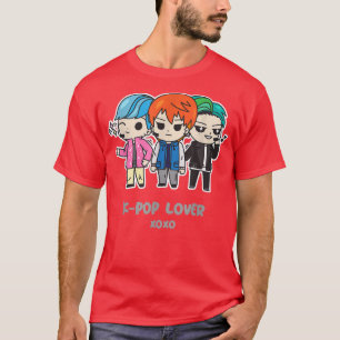 K-Pop Älskare Kpop Tonåring boys gift för flickMer T Shirt