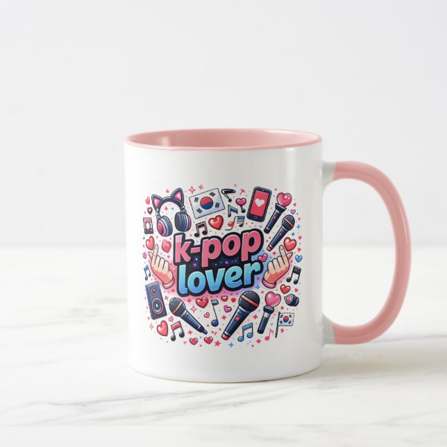 K-Pop Älskare Mugg (Höger)