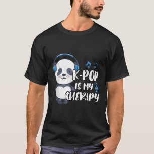 K-pop är min terapi K-pop Panda Ns Panda Kpop-offo T Shirt
