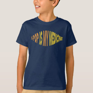 K- Pop är mitt läkemedel, barn T- Shirt T