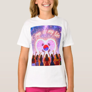 K-pop är mitt liv utsökt över Galaxy T Shirt