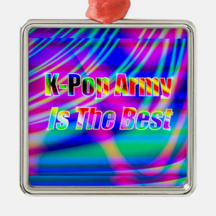 K-pop Art Julgransprydnad Metall