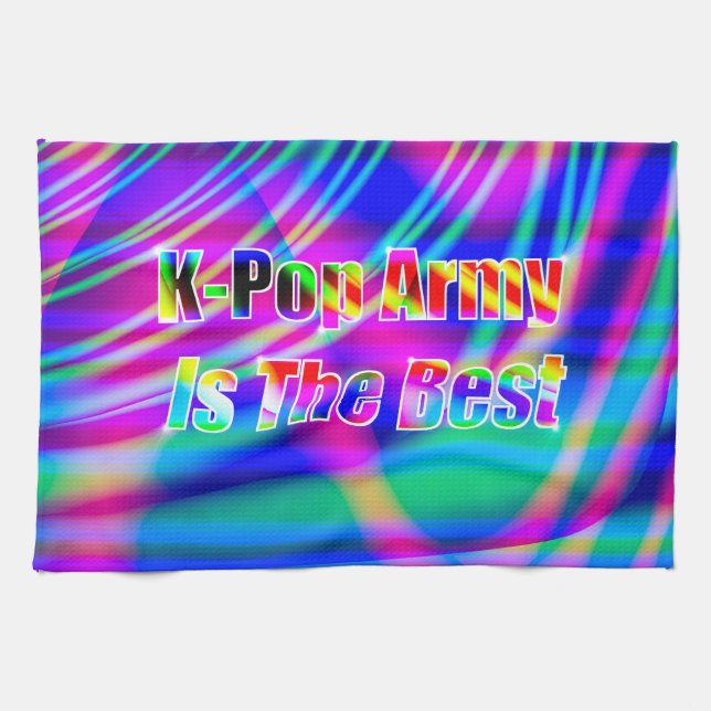 K-pop Art Kökshandduk (Horisontell)
