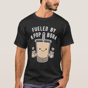 K-Pop Boba Bubble Mjölk Tea KoreMusic Finger Hea T Shirt