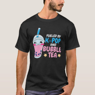 K-pop Bubble Tea Koreapop Boba Drink Anime T Shirt