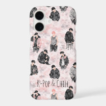 K-Pop & Chill Estetisk Silhuett Minimalistisk