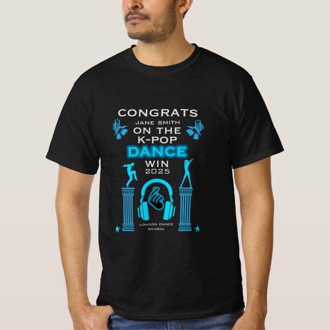 K-Pop Dance Competition Winner Grattiss T Shirt (Framsida)