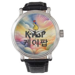 K-POP Finger Heart: Visa Kärlek Armbandsur