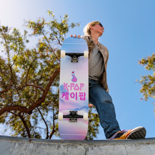K-POP Finger Heart: Visa Kärlek Mini Skateboard Bräda 18,5 Cm (Utomhus 1)