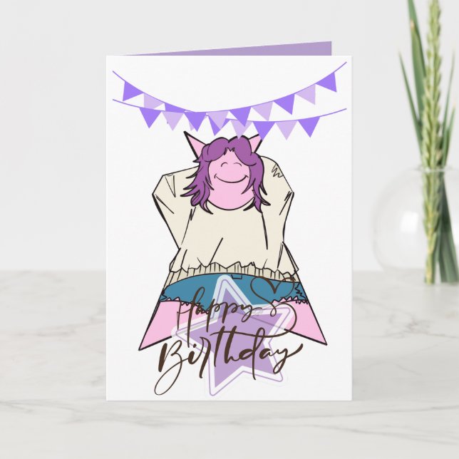 K-pop-födelsedagskort Kort (Framsida)