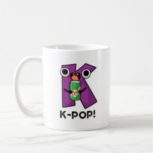 K-Pop Funny Music Soda Pop Pun Kaffemugg