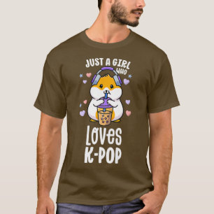K Pop-gåvor till Tonåringar Girl Girl Girl Kawaii  T Shirt