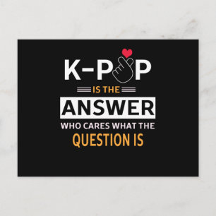 K-POP hela dagen Vykort