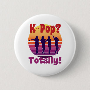 K-Pop? Helt och hållet! - Retro Classic Music Knapp