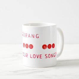 K-pop Inspirerad Vad är din kärlekssång ARMY-gåva Kaffemugg