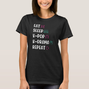 K-pop K-Drama-upprepning i viloläge T Shirt