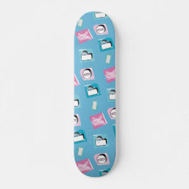 K-pop kärlek koreansk musik fan svart rosa blå mini skateboard bräda 18,5 cm