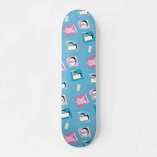 K-pop kärlek koreansk musik fan svart rosa blå mini skateboard bräda 18,5 cm