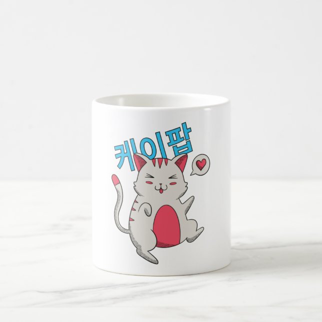 K-POP Katt Kaffemugg (Center)