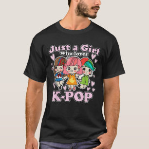 K Pop Koreansk Popular Music Saranghae Merchandise T Shirt