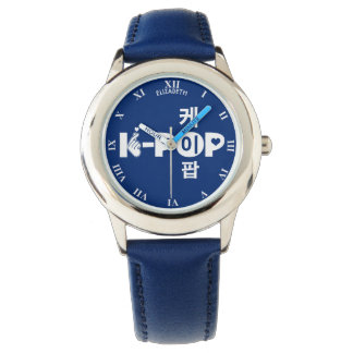 K-POP Kpop i koreanska Kpop-symbolens hjärta och h Armbandsur