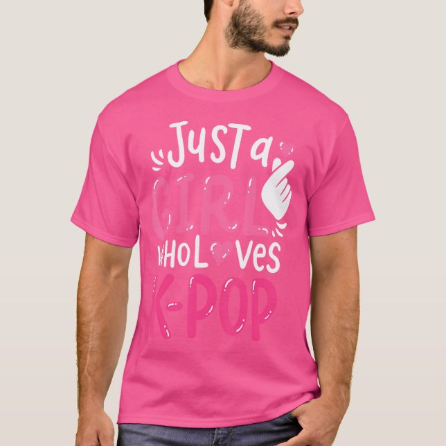 K-pop Music Girls Gift T Shirt (Framsida)