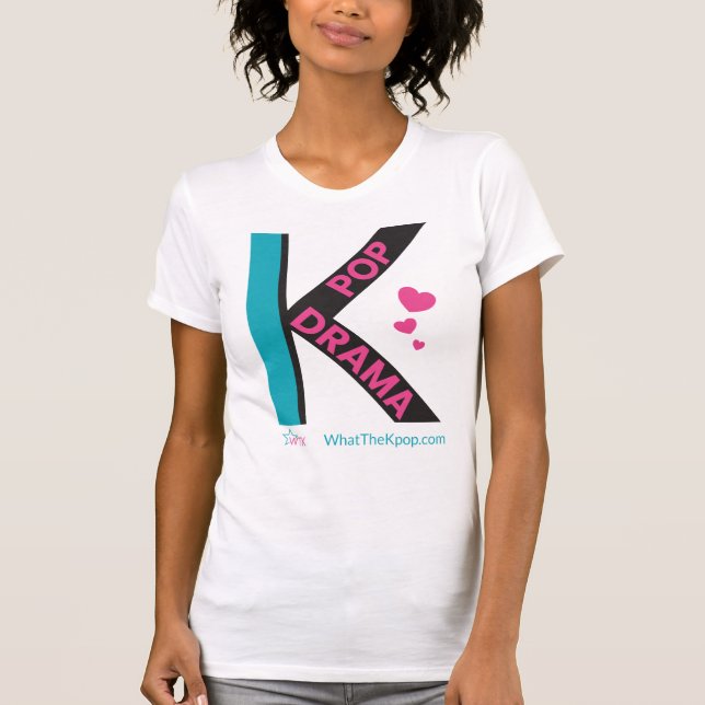 K-POP och K-Drama Speciell Dual K-design T Shirt (Framsida)