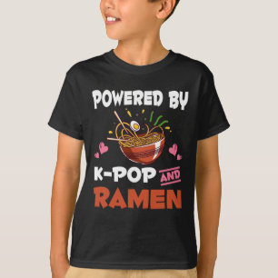 K-pop och Ramen beroende Kawaii Noodles Kpop T Shirt