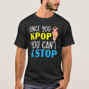 K Pop Oppa Koreapmusik Finger Heart Saranghae T Shirt