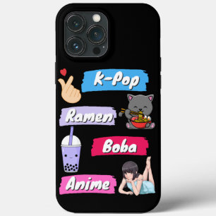 K-Pop, Ramen, Boba och Anime Pop Culture Fläkt