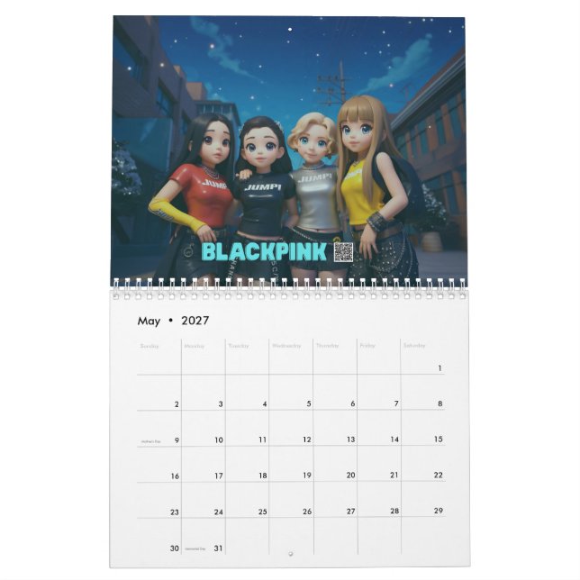 K-pop:s finaste tecken: en KCush-kalender Kalender (May 2027)