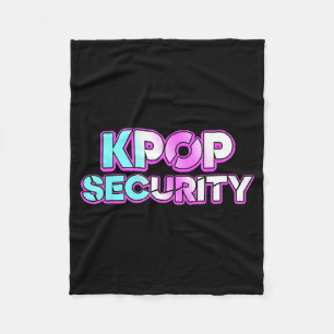 K-pop säkerhetsmamma pappa barn rolig födelsedagsk fleecefilt