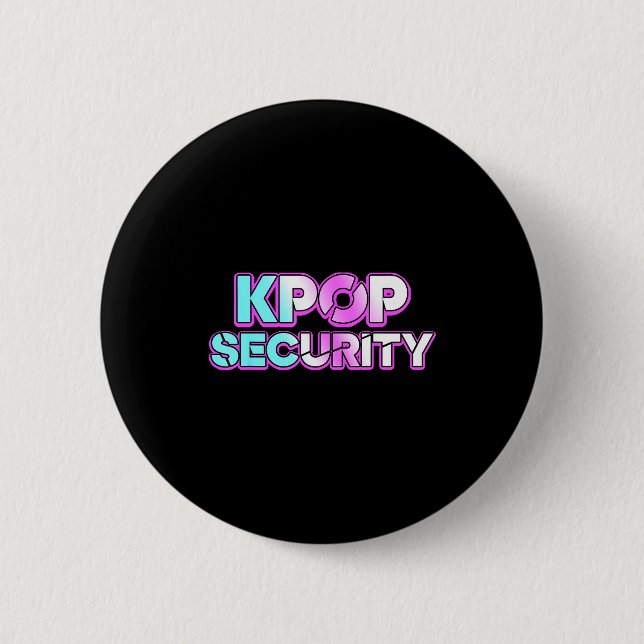 K-pop säkerhetsmamma pappa barn rolig födelsedagsk knapp (Framsida)