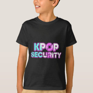 K-pop säkerhetsmamma pappa barn rolig födelsedagsk t shirt