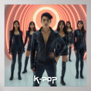 K-POP - SEOUL - ASIEN POSTER